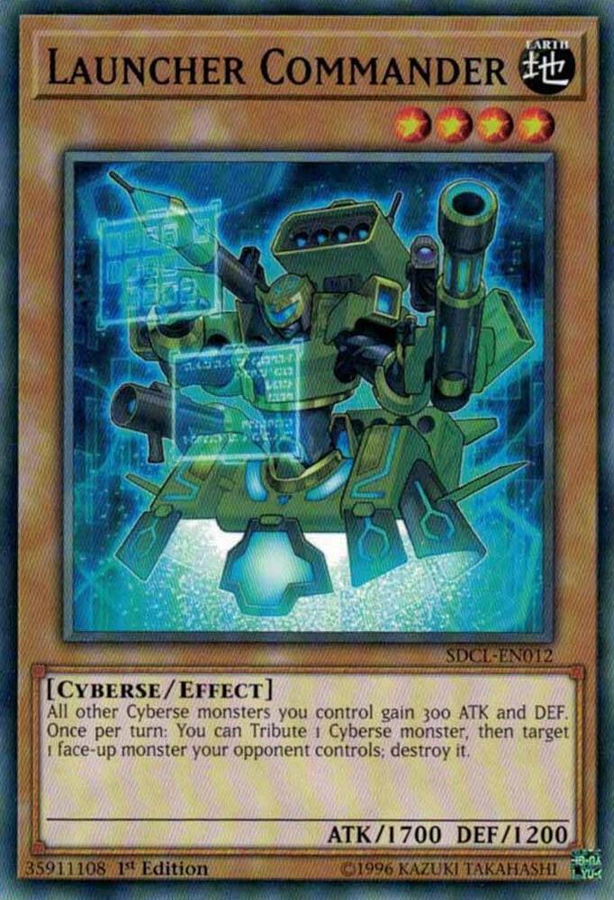 Launcher Commander SDCL-EN012 card from Structure Deck: Cyberse Link