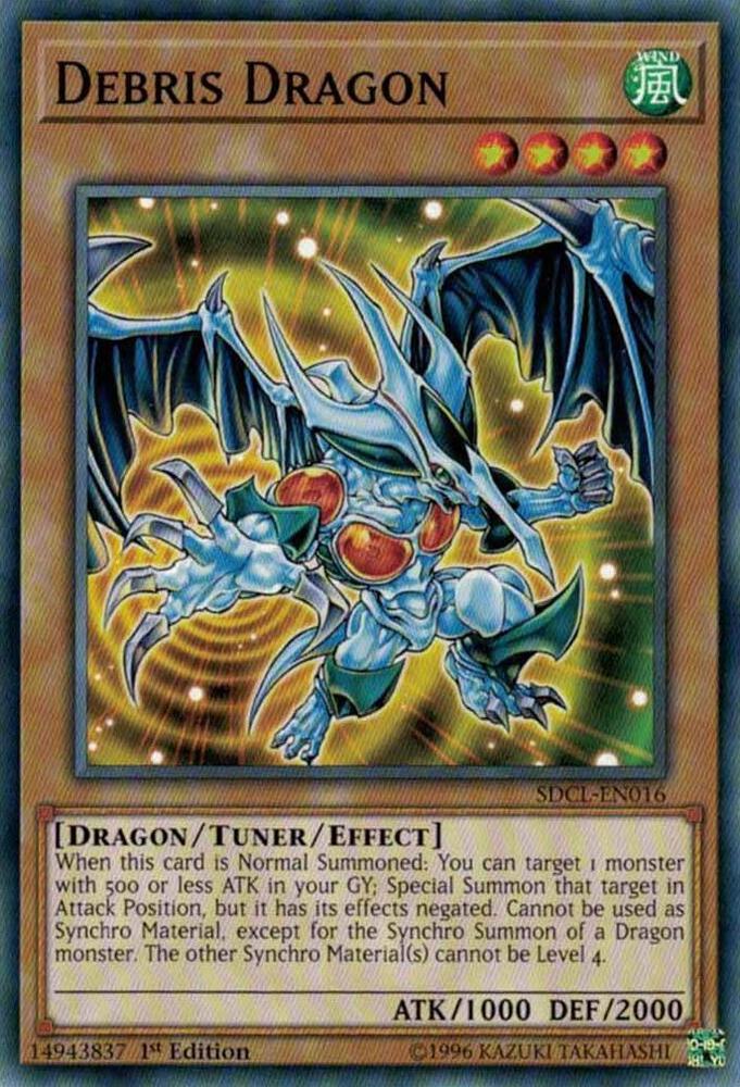 Debris Dragon SDCL-EN016 card from Structure Deck: Cyberse Link