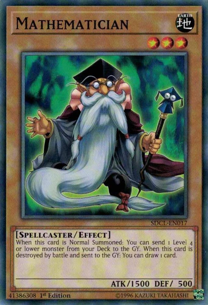 Mathematician SDCL-EN017 card from Structure Deck: Cyberse Link