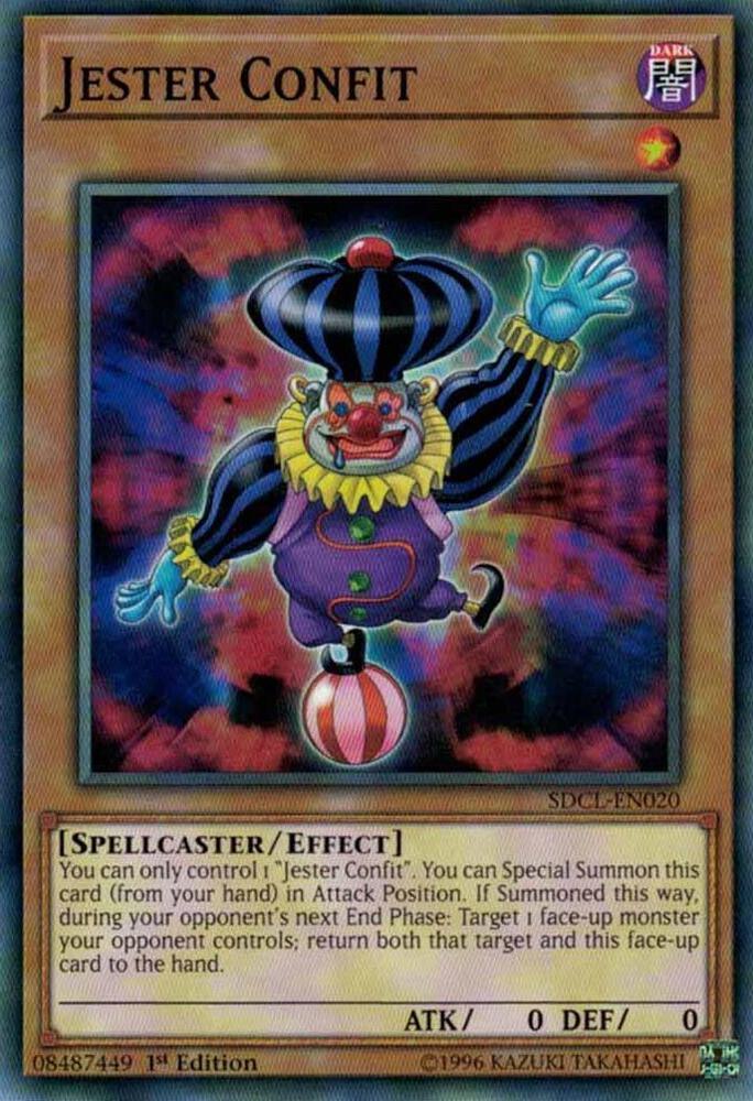 Jester Confit SDCL-EN020 card from Structure Deck: Cyberse Link