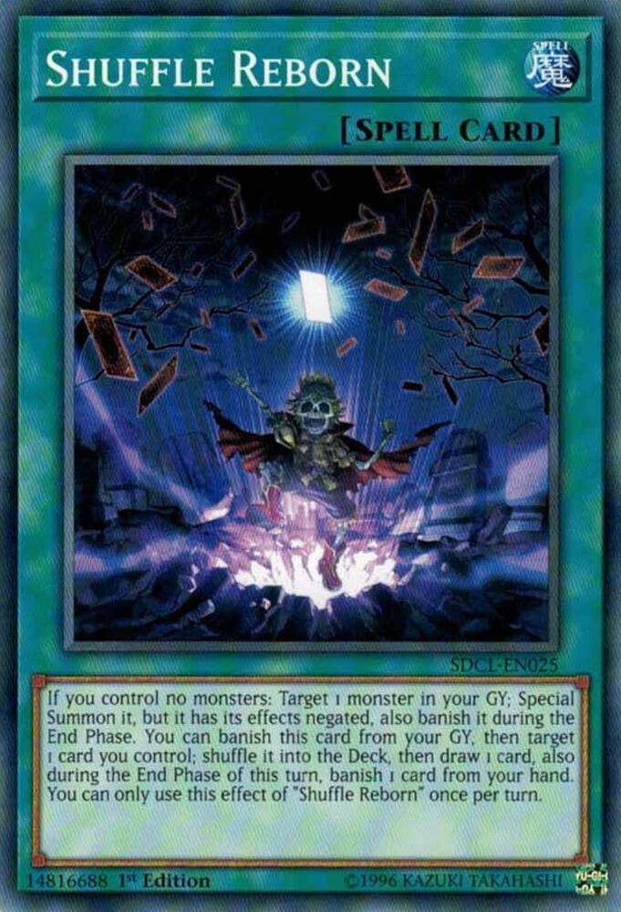 Shuffle Reborn SDCL-EN025 card from Structure Deck: Cyberse Link