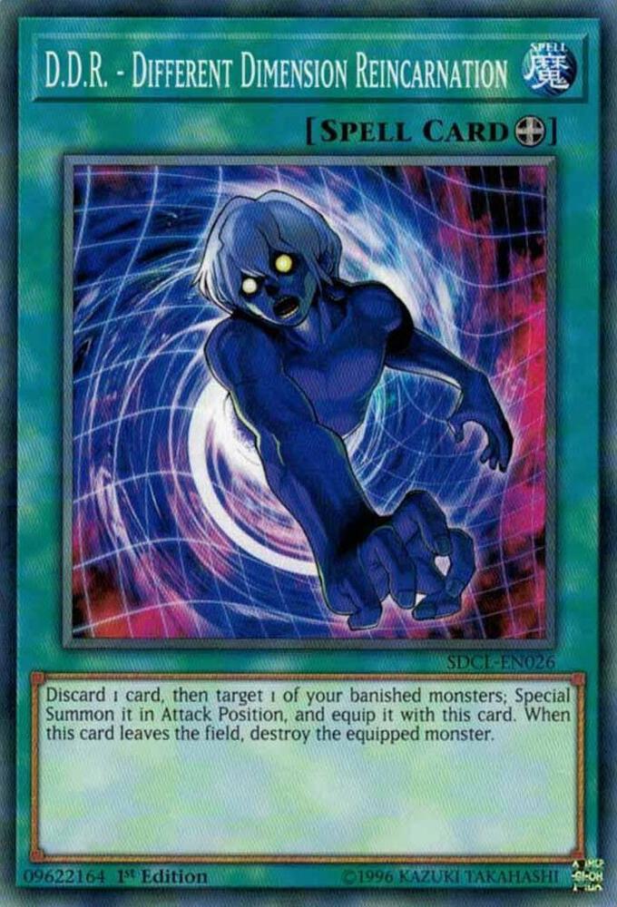 D.D.R. - Different Dimension Reincarnation SDCL-EN026 card from Structure Deck: Cyberse Link