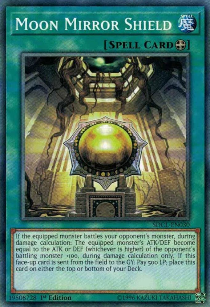 Moon Mirror Shield SDCL-EN030 card from Structure Deck: Cyberse Link