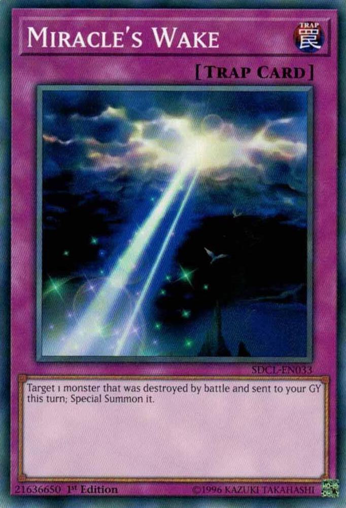Miracle's Wake SDCL-EN033 card from Structure Deck: Cyberse Link