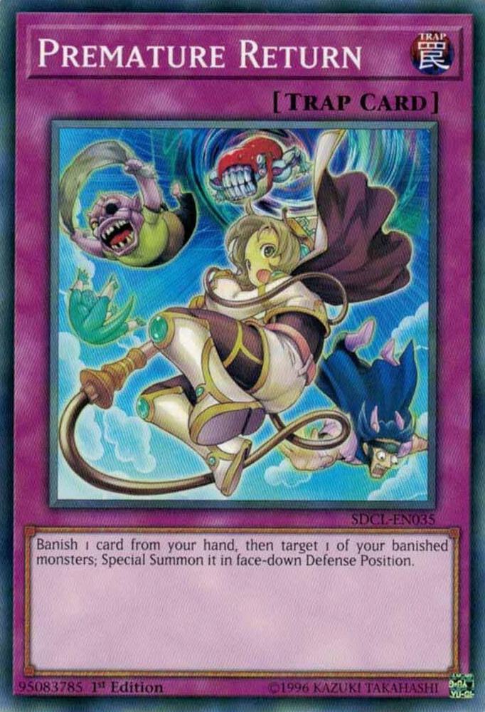 Premature Return SDCL-EN035 card from Structure Deck: Cyberse Link