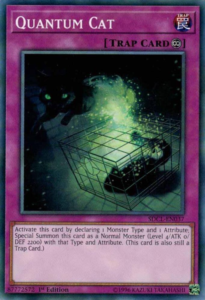 Quantum Cat SDCL-EN037 card from Structure Deck: Cyberse Link
