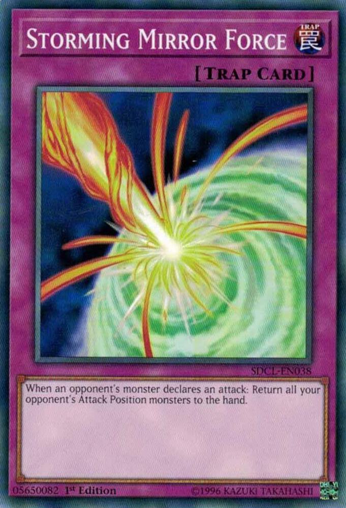 Storming Mirror Force SDCL-EN038 card from Structure Deck: Cyberse Link