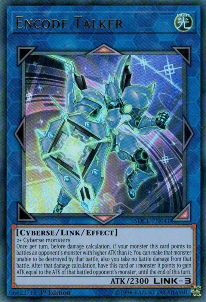 Encode Talker SDCL-EN041 card from Structure Deck: Cyberse Link