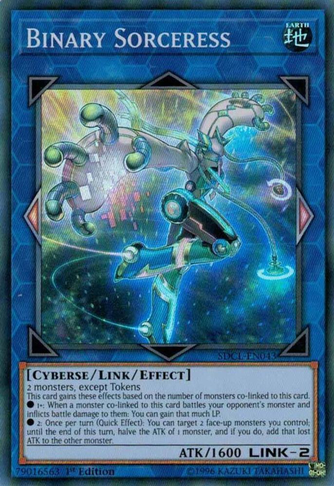 Binary Sorceress SDCL-EN043 card from Structure Deck: Cyberse Link