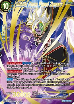 Infinite Force Fused Zamasu (SPR) BT2-058 card from Union Force