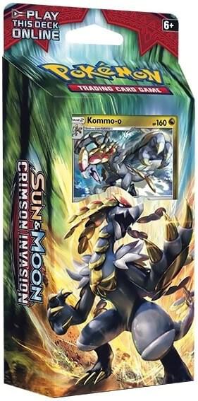Crimson Invasion Theme Deck - "Clanging Thunder" [Kommo-o] card from SM - Crimson Invasion