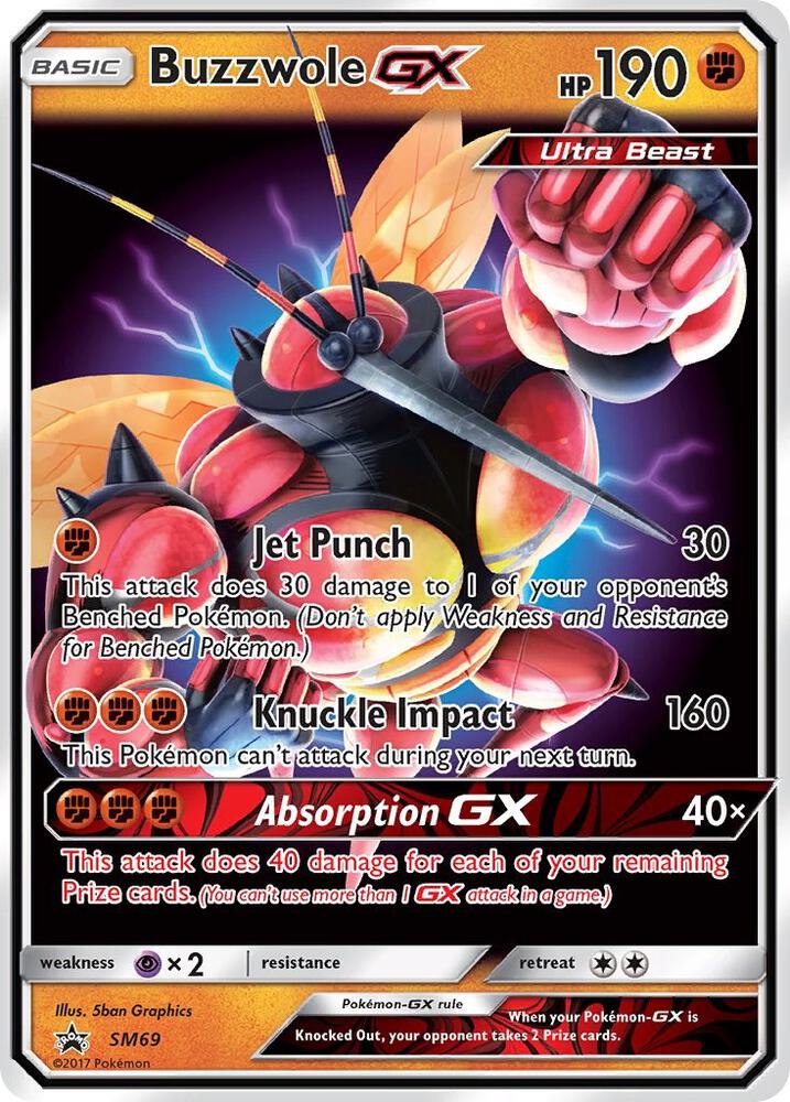 Buzzwole GX SM69 card from SM Promos