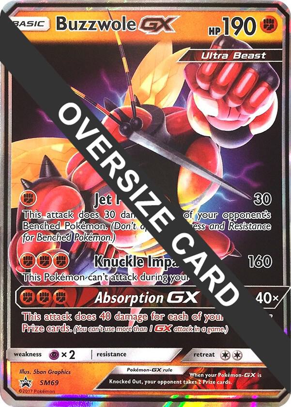 Buzzwole GX (SM Black Star Promos) SM69 card from Jumbo Cards