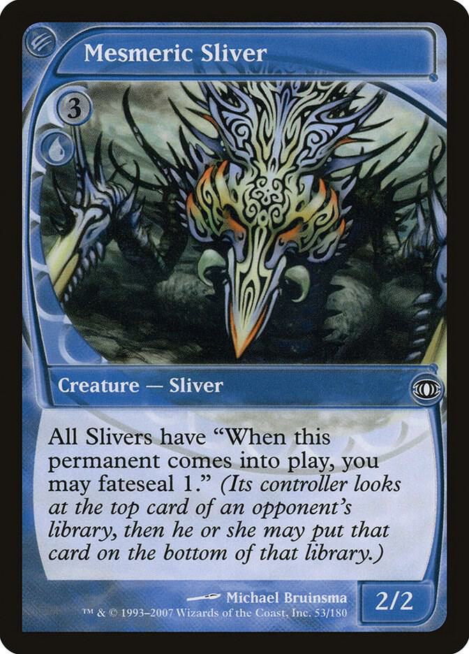 Mesmeric Sliver 53 card from Future Sight