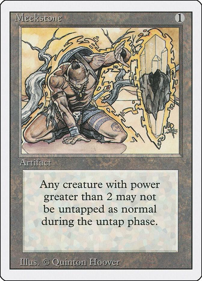Meekstone card from Revised Edition