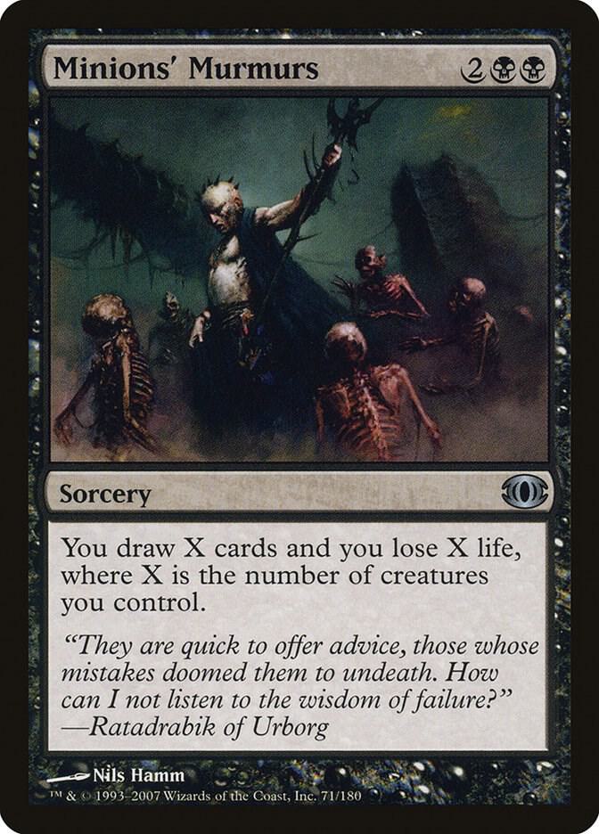Minions' Murmurs 71 card from Future Sight