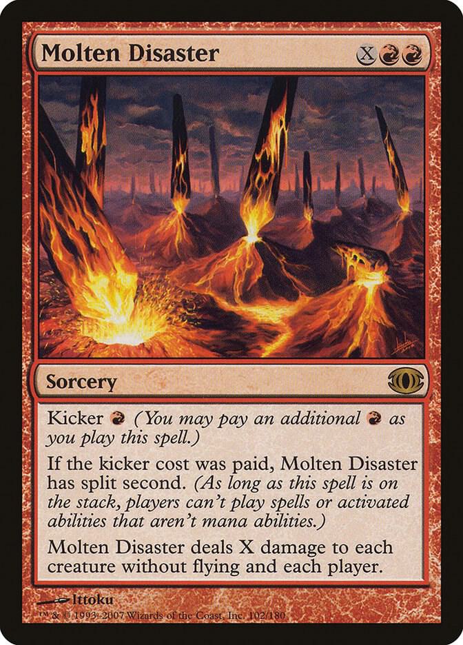 Molten Disaster 102 card from Future Sight