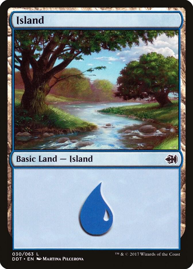 Island 30 card from Duel Decks: Merfolk vs. Goblins