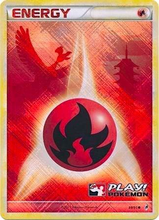 Fire Energy - 89/95 (Play! Pokemon) 089/095 card from League & Championship Cards