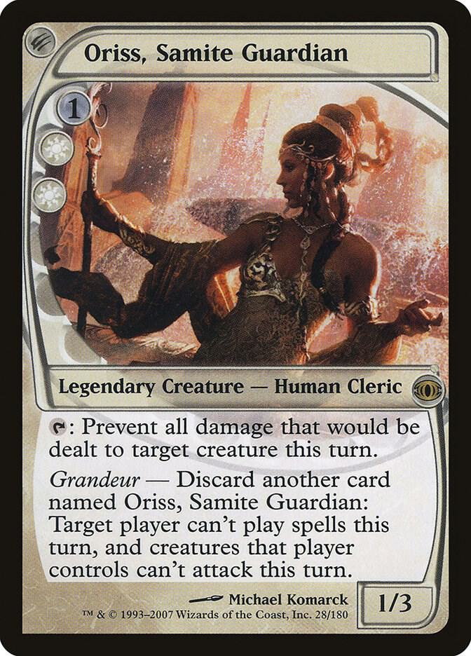 Oriss, Samite Guardian 28 card from Future Sight