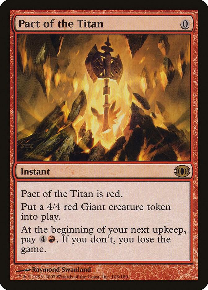 Pact of the Titan 103 card from Future Sight