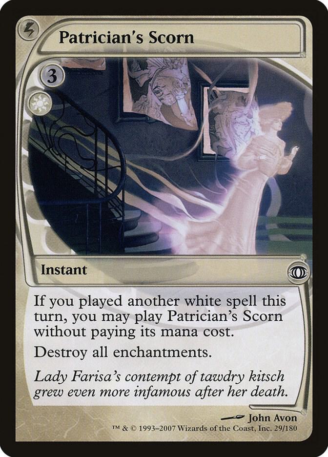 Patrician's Scorn 29 card from Future Sight