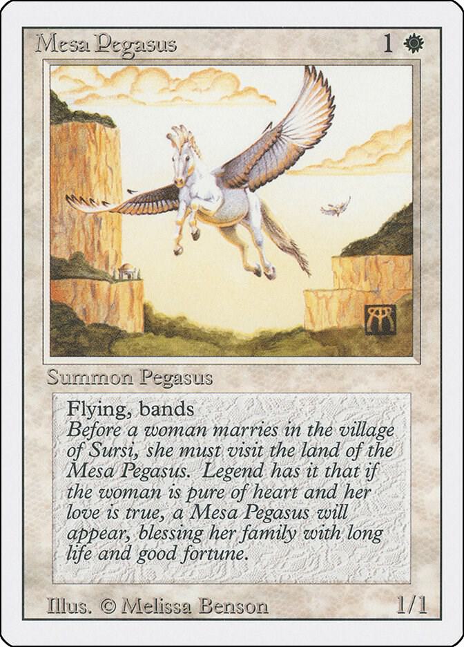 Mesa Pegasus card from Revised Edition