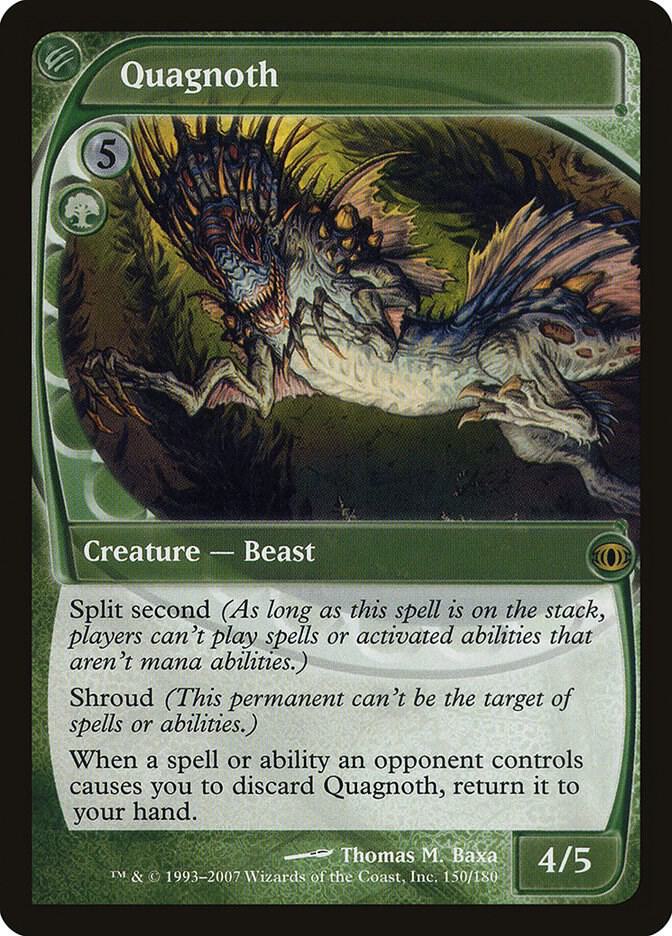 Quagnoth 150 card from Future Sight