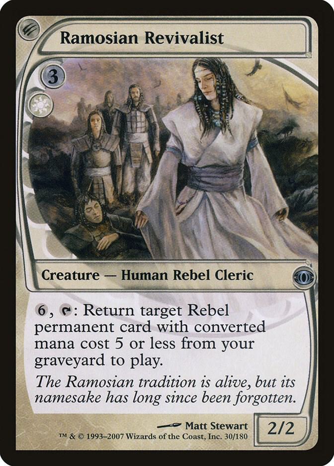 Ramosian Revivalist 30 card from Future Sight