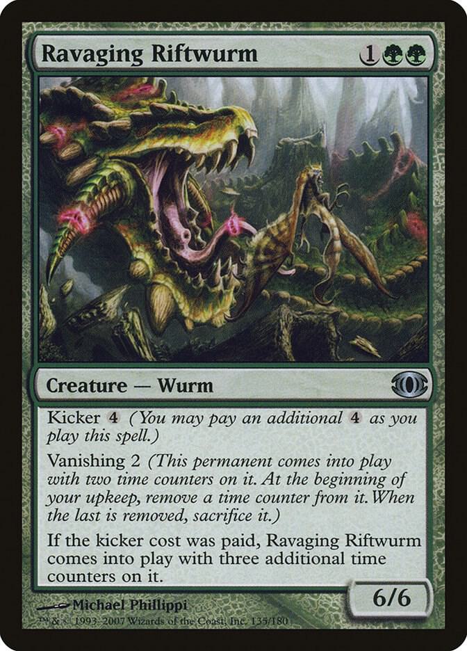 Ravaging Riftwurm 135 card from Future Sight