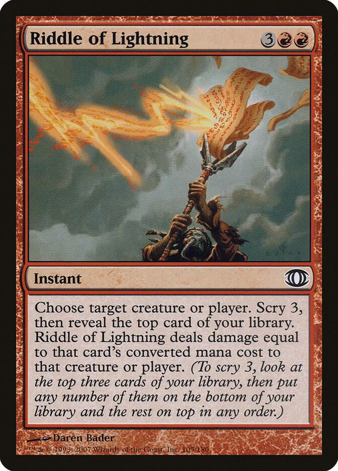 Riddle of Lightning 105 card from Future Sight