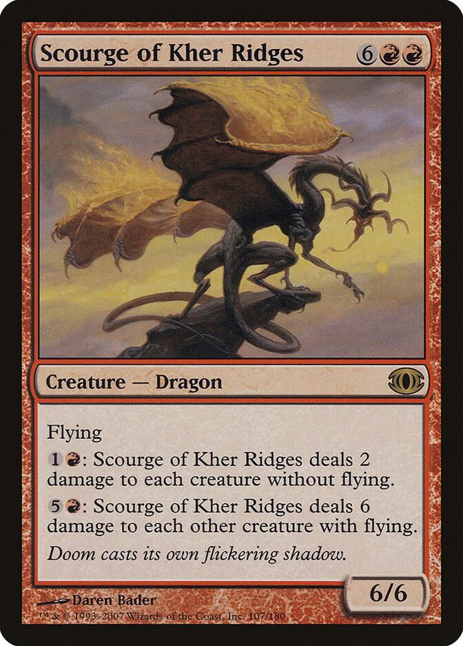 Scourge of Kher Ridges 107 card from Future Sight