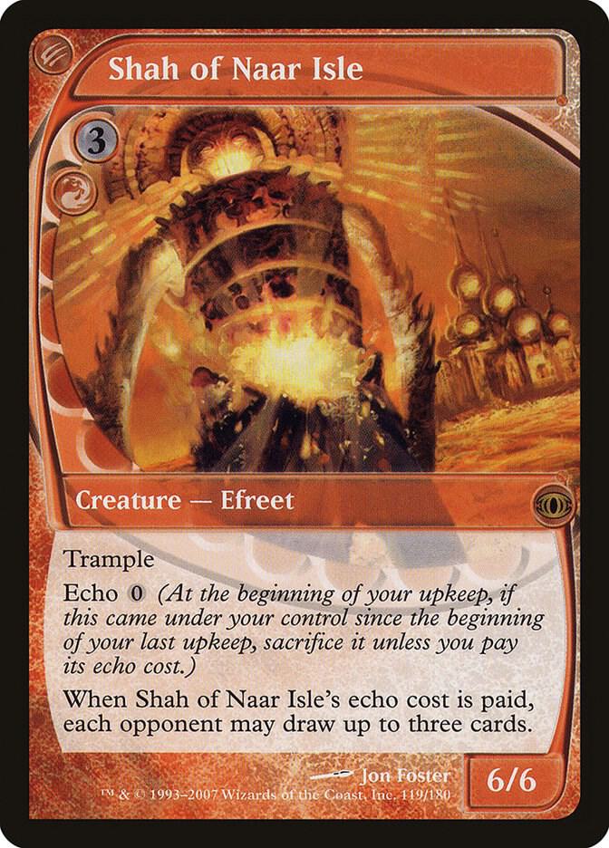 Shah of Naar Isle 119 card from Future Sight