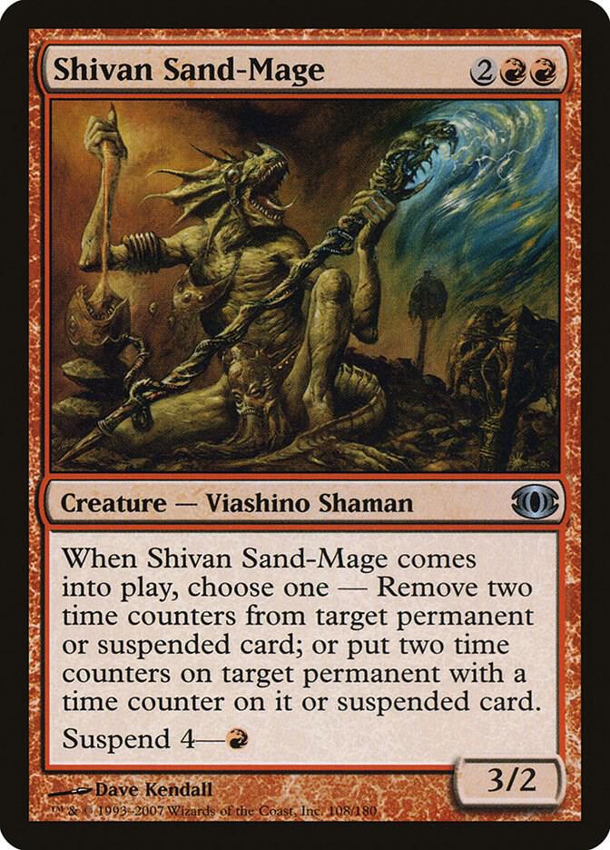 Shivan Sand-Mage 108 card from Future Sight