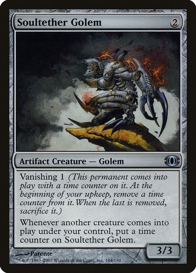 Soultether Golem 164 card from Future Sight