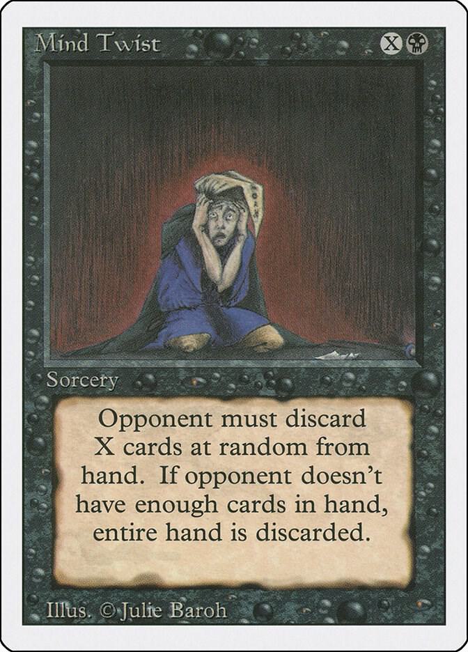 Mind Twist card from Revised Edition