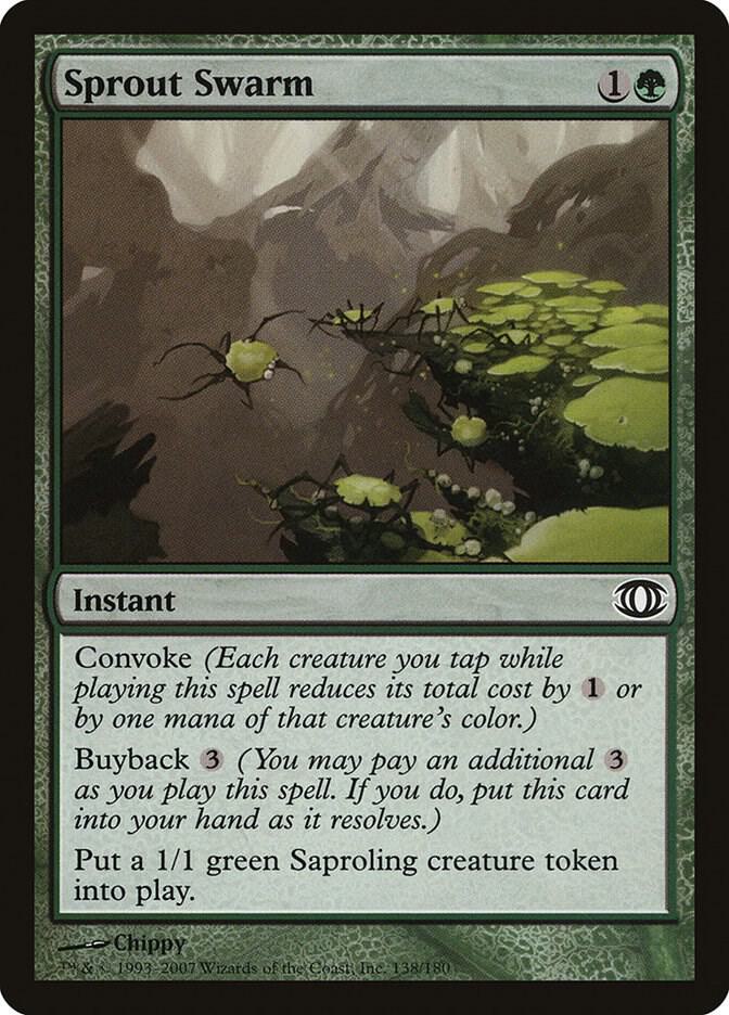 Sprout Swarm 138 card from Future Sight