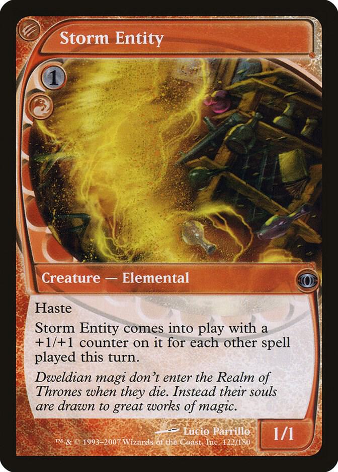 Storm Entity 122 card from Future Sight