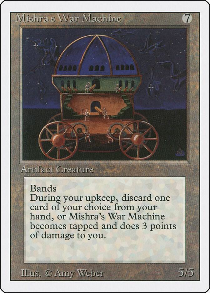 Mishra's War Machine card from Revised Edition