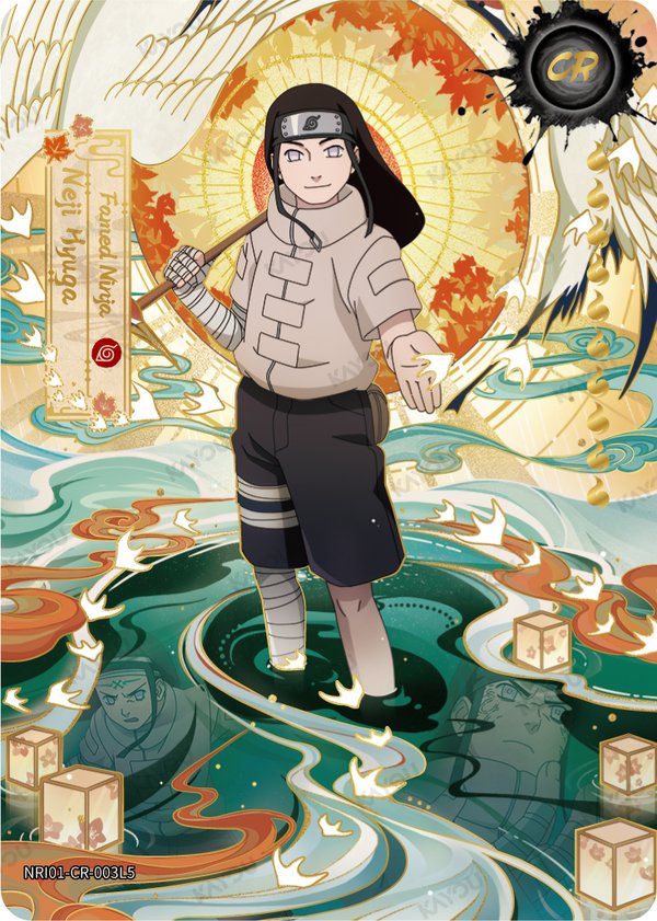 Neji Hyuga NRI01-CR-003L5 card from Earth Scroll Series 1