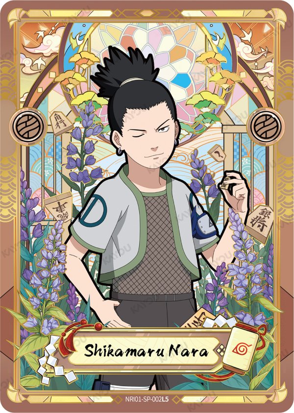 Shikamaru Nara NRI01-SP-002L5 card from Earth Scroll Series 1