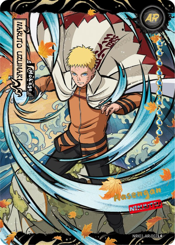 Naruto Uzumaki NRI01-AR-007L4 card from Earth Scroll Series 1