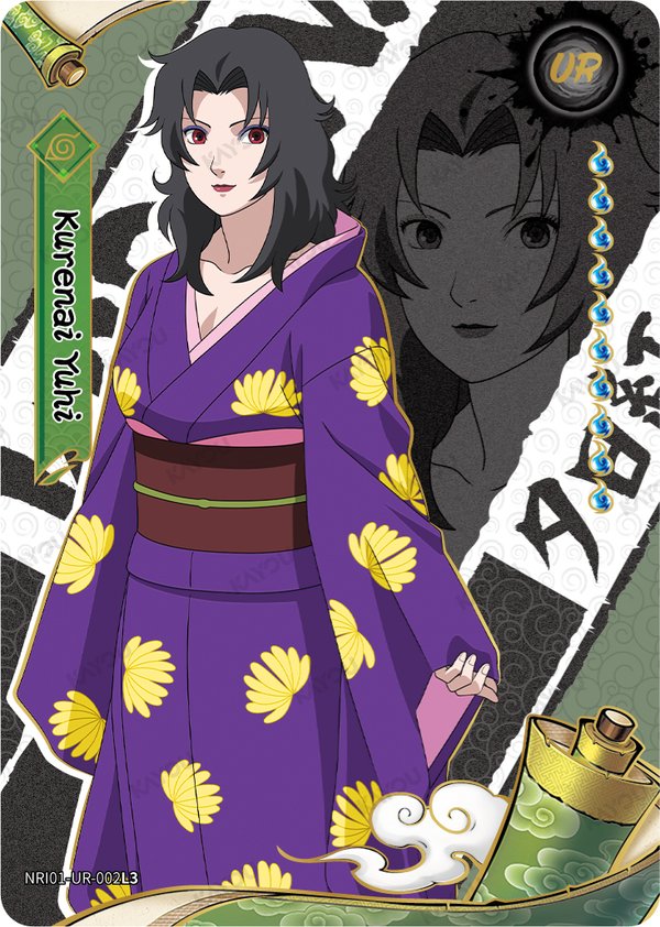 Kurenai Yuhi NRI01-UR-002L3 card from Earth Scroll Series 1