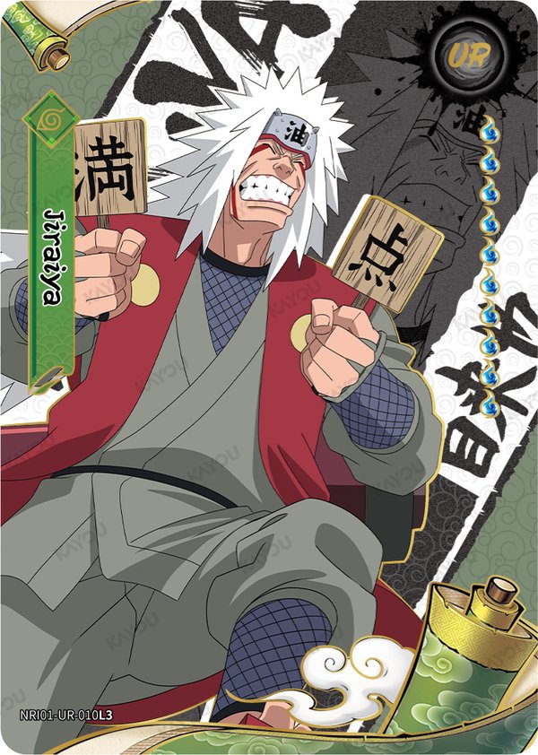 Jiraiya NRI01-UR-010L3 card from Earth Scroll Series 1