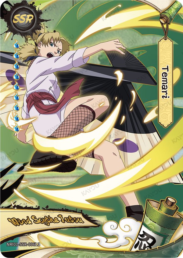 Temari NRI01-SSR-006L3 card from Earth Scroll Series 1