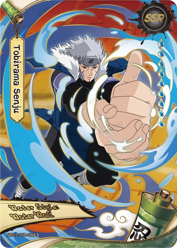 Tobirama Senju NRI01-SSR-012L3 card from Earth Scroll Series 1