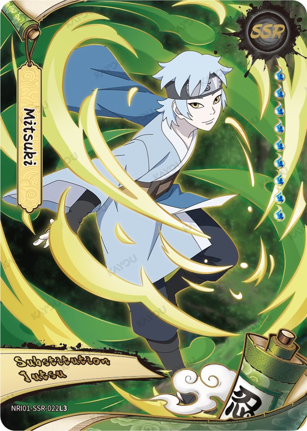 Mitsuki NRI01-SSR-022L3 card from Earth Scroll Series 1
