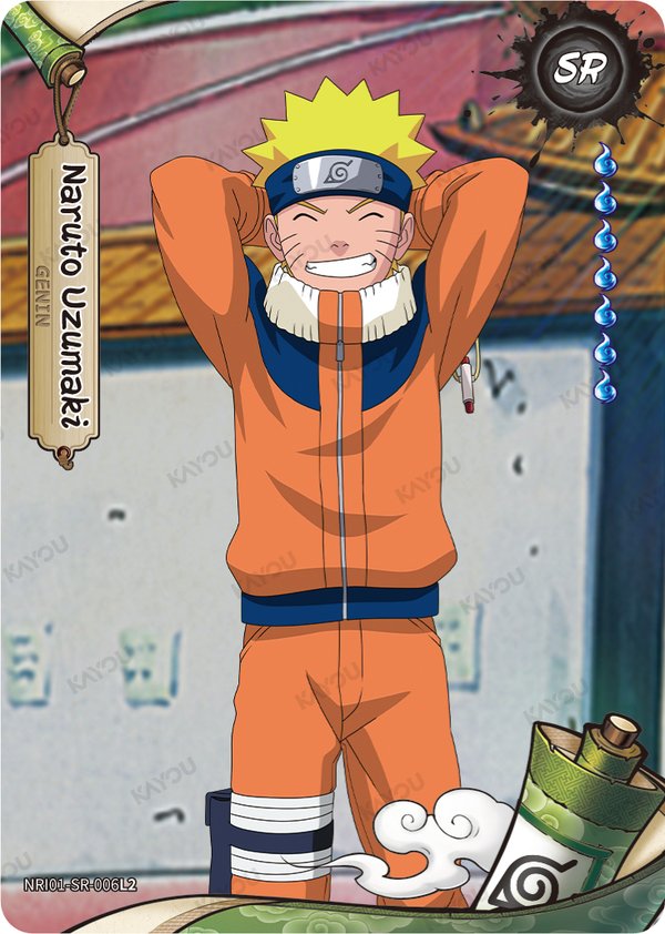 Naruto Uzumaki NRI01-SR-006L2 card from Earth Scroll Series 1