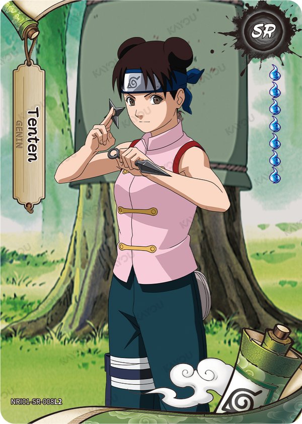 Tenten NRI01-SR-008L2 card from Earth Scroll Series 1