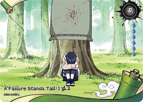 A Failure Stands Tall! 1/2 NRI01-R-003L1 card from Earth Scroll Series 1